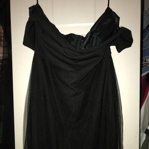 Nasty Gal Black Formal See-through dress!